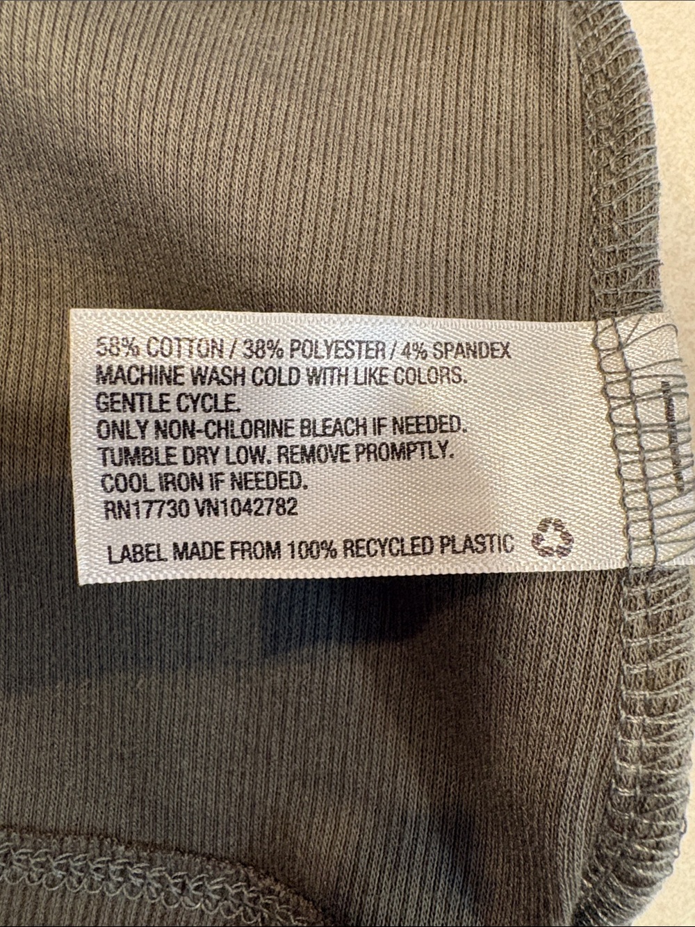 wild fable Olive Ribbed Scoop Neck Tank Top - Picture 8 of 8